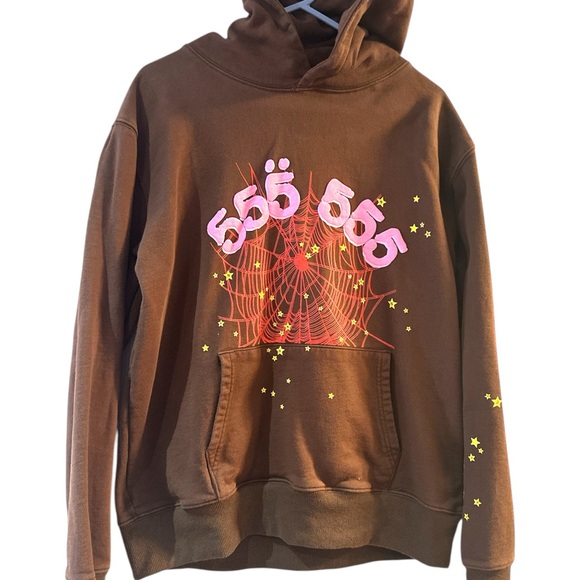 Spyder Other - Pre loved Spyder Brown Hoodie with Pink and Red Graphic 555 555 size M